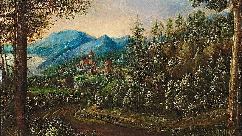 Albrecht Altdorfer hat die "Donaulandschaft mit Schloss Wörth" um 1520/25 gemalt.