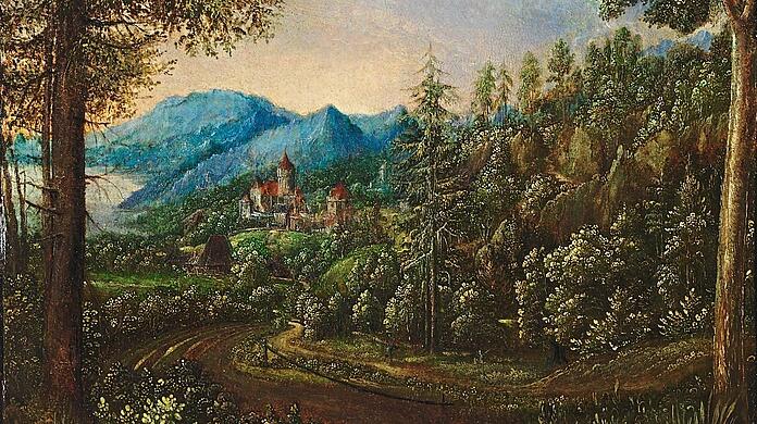 Albrecht Altdorfer hat die "Donaulandschaft mit Schloss Wörth" um 1520/25 gemalt.