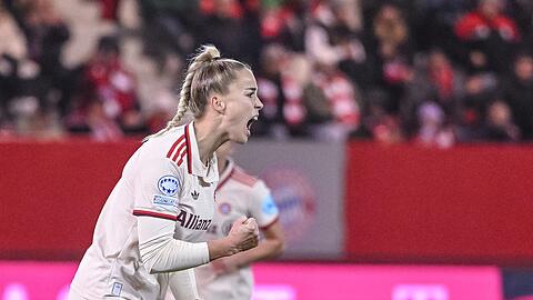 Sehenswerter Treffer gegen den HSV: Bayern-Star Giulia Gwinn. (Archivbild)