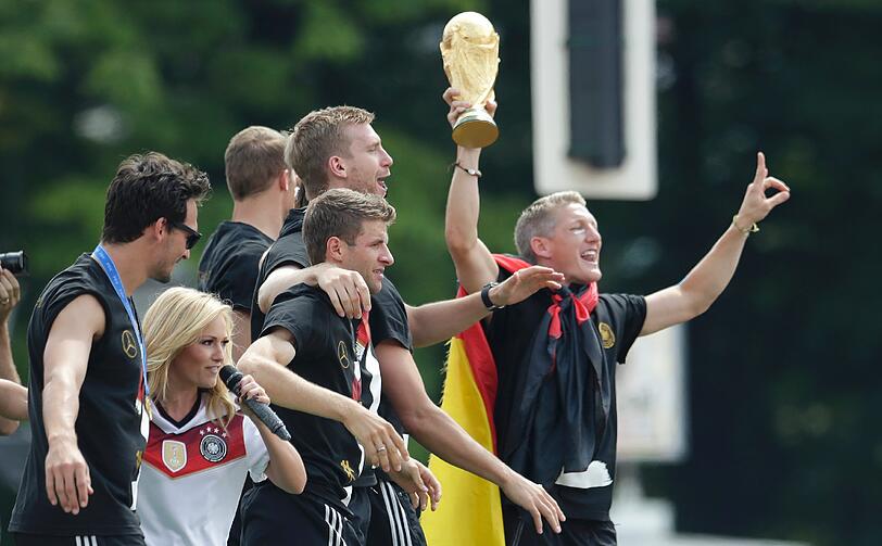Die Weltmeister feiern am Brandenburger Tor. Die Bilder von der Fanmeile.