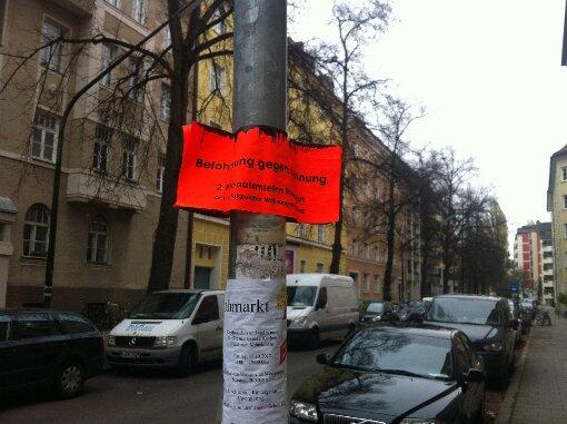 ... und nicht zu übersehen ist diese "Belohnung gegen Wohnung" mit zwei Monatsmieten Provision.
