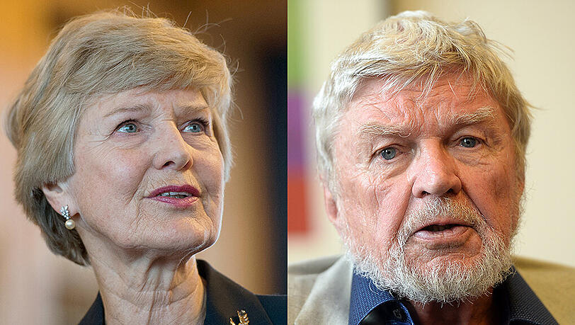Unternehmerin Friede Springer und Schauspieler Hardy Krüger werden am Samstag in Dortmund mit dem Steiger Award ausgezeichnet. Unternehmerin Friede Springer und Schauspieler Hardy Krüger werden am Samstag in Dortmund mit dem Steiger Award ausgezeichnet.