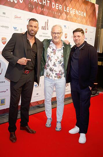 Tim Wiese, Reinhold Beckmann und Tim Mälzer