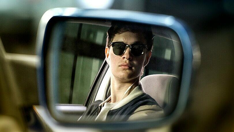 Ansel Elgort alias Baby in "Baby Driver". Ansel Elgort alias Baby in "Baby Driver".