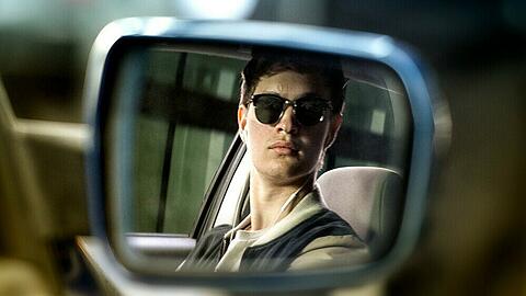 Ansel Elgort alias Baby in "Baby Driver".