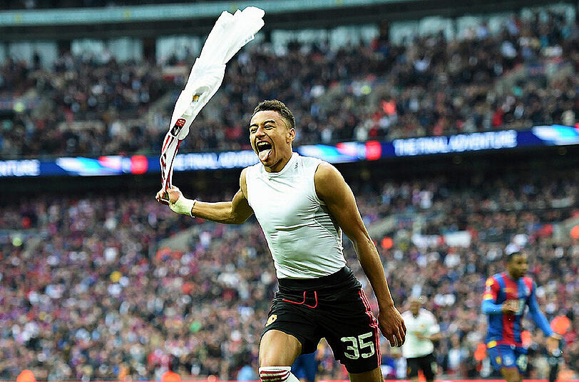 Jesse Lingard schoss seinen Klub zum Titel.