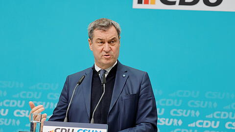 Markus Söder sieht das Handeln der Bundesregierung in der Taurus-Debatte kritisch.