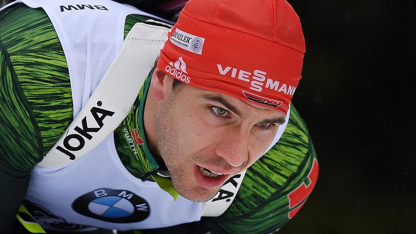 Gut unterwegs: der deutsch Biathlet Arnd Peiffer aus Deutschland.