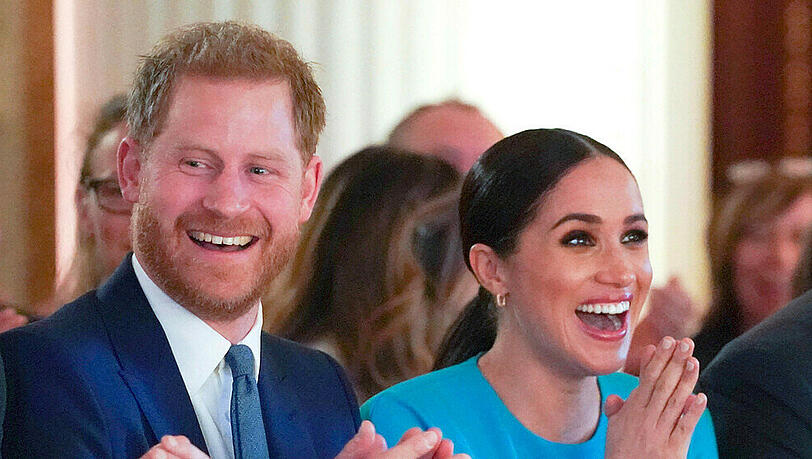 Harry und Meghan schmieden angeblich Pläne als Co-Produzenten. Harry und Meghan schmieden angeblich Pläne als Co-Produzenten.