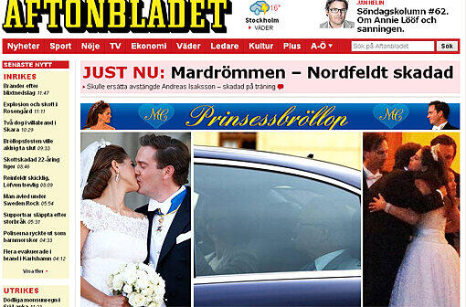 Die schwedische Tageszeitung Aftonbladet schreibt: "Die Feier am Drottningholm wurde zum Fest der Liebe mit dem Brautpaar im Zentrum."