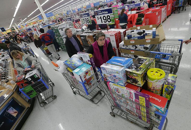 Seit 2005 ist der "Black Friday" in den USA der Tag, an dem die höchsten Umsätze des Jahres erzielt werden.