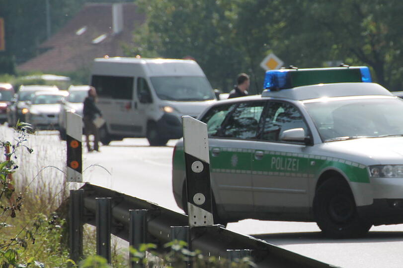 Wollte noch nicht sterben: Eine Kuh in Waldkraiburg.
