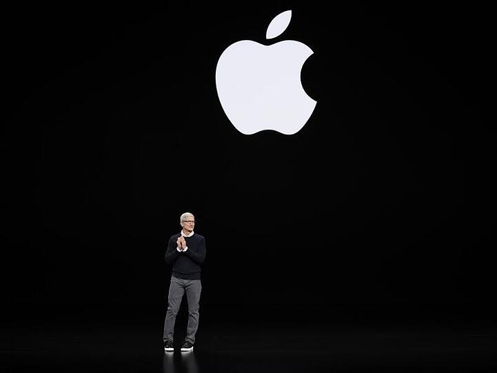 Apple-Chef Tim Cook spricht bei einem Firmen-Event im März 2019. Die Entwicklerkonferenz WWDC startet am 22. Juni online.