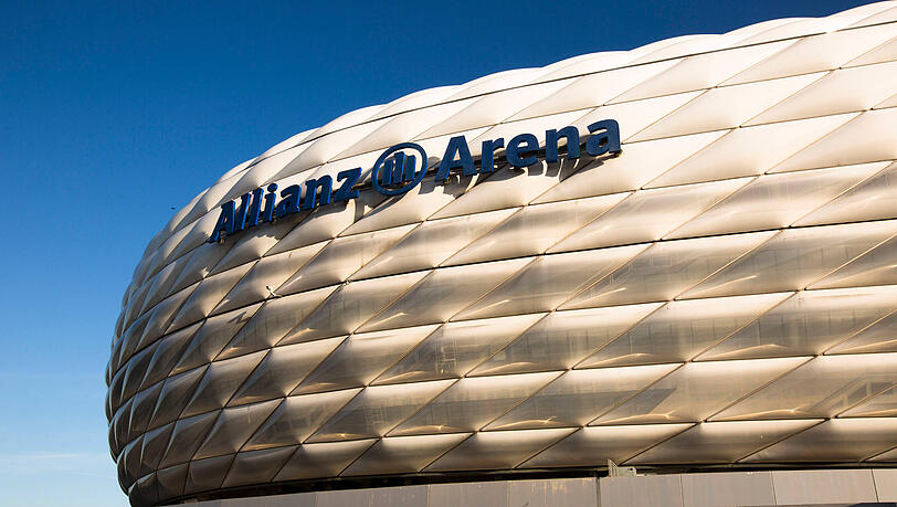 Die Fußball-Arena in Fröttmaning. Die Fußball-Arena in Fröttmaning.