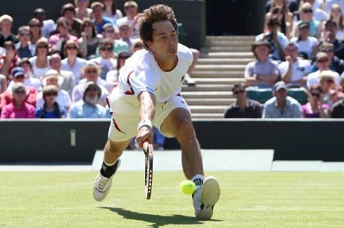 Immerhin rund 35 400 Euro in Wimbledon verdient: Simon Greul.