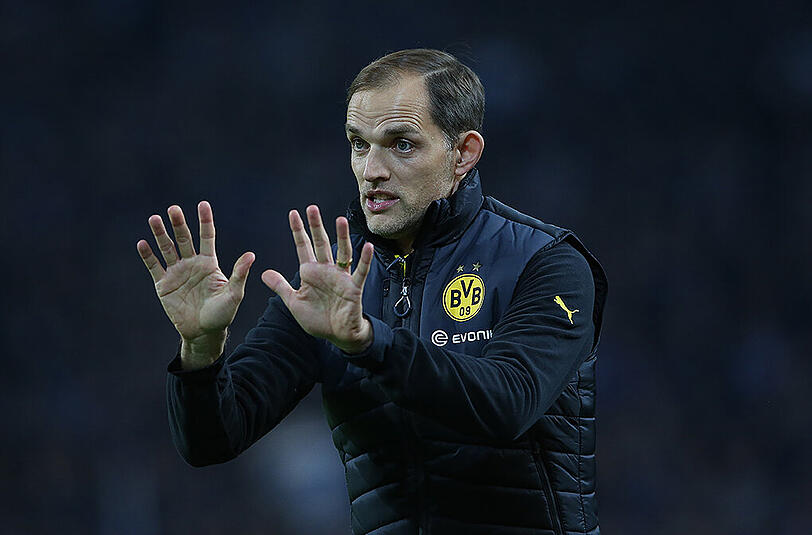 Muss kräftig rotieren: Dortmunds Coach Thomas Tuchel gehen die Spieler aus