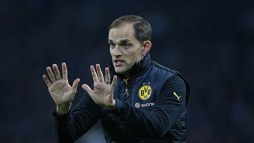 Muss kräftig rotieren: Dortmunds Coach Thomas Tuchel gehen die Spieler aus Muss kräftig rotieren: Dortmunds Coach Thomas Tuchel gehen die Spieler aus