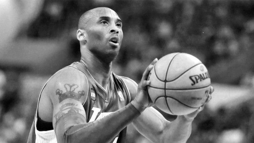 Kobe Bryant im Trikot der Los Angeles Lakers