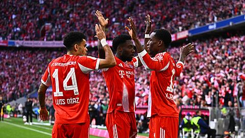 Jubeln die Bayern in Mainz auch ohne etliche Stammspieler? (Archivbild)