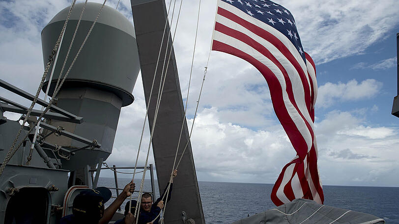 Die "USS John S. McCain" bei einem Einsatz im Südchinesischen Meer.