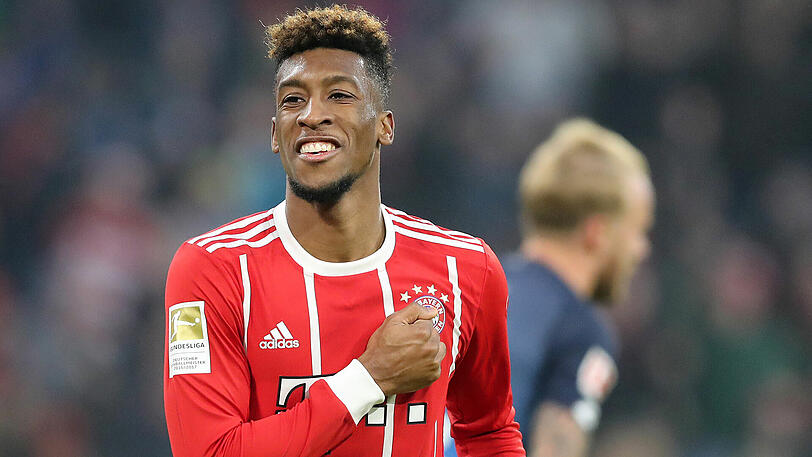 Kingsley Coman spielt von Beginn an beim FC Bayern.