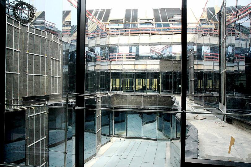 Weitere Bilder von der Baustelle.