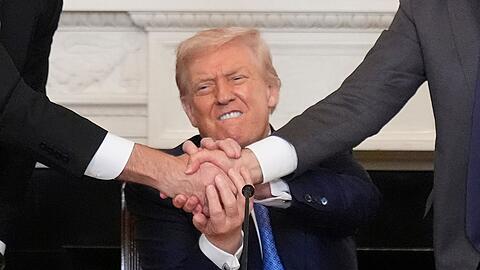 US-Präsident Donald Trump brüstet sich immer wieder, schon mehrere Kriege und große Konflikte beendet zu haben. (Archivbild)