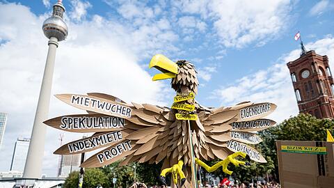 Das Thema Wohnungsmangel und hohe Mieten war wichtig im Wahlkampf. (Archivbild)