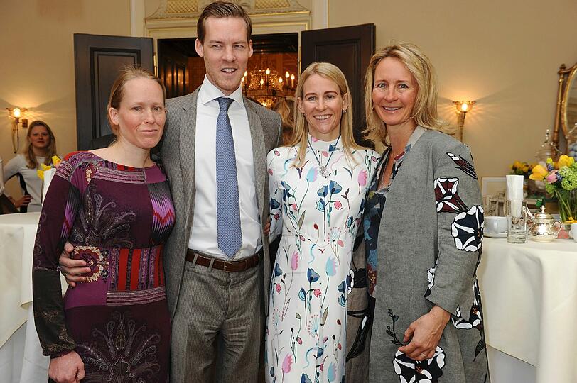 Katharina Kloiber, Herbert Kloiber jr, Prinzessin Elisabeth von Auersperg-Breunner und Schwester Alexandra Flick