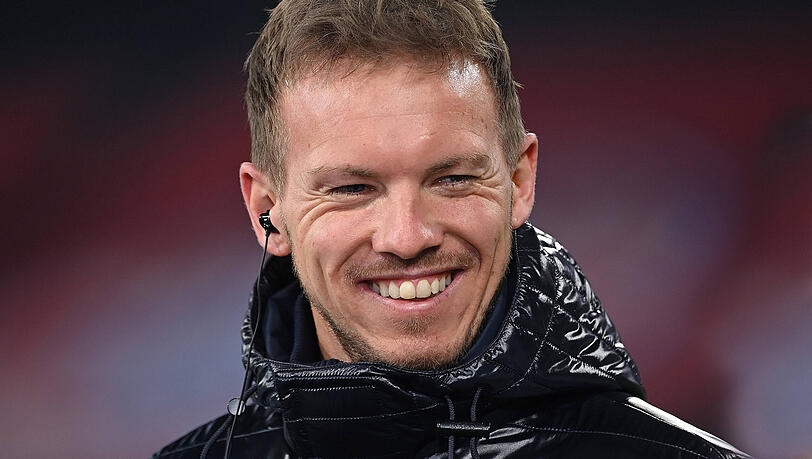 Bayern-Trainer Julian Nagelsmann hat derzeit gute Gründe, um gut drauf zu sein.