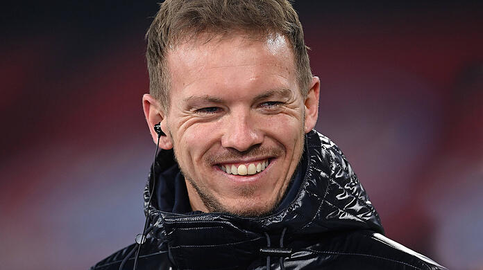 Bayern-Trainer Julian Nagelsmann hat derzeit gute Gründe, um gut drauf zu sein.