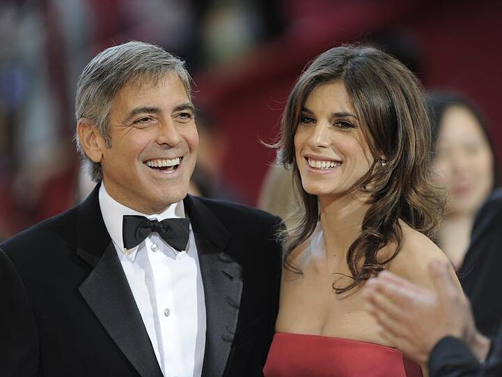 George Clooney und seine jetzige Freundin Elisabetta Canalis.