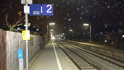 An diesem Bahnsteig hat sich der Unfall ereignet. (Archivbild)