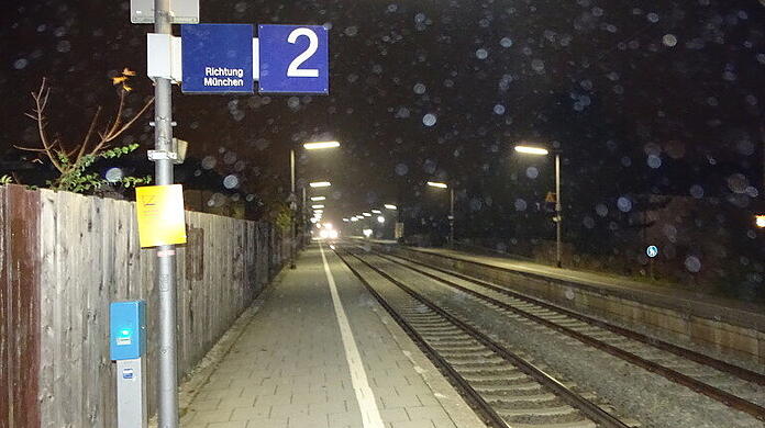 An diesem Bahnsteig hat sich der Unfall ereignet. (Archivbild)
