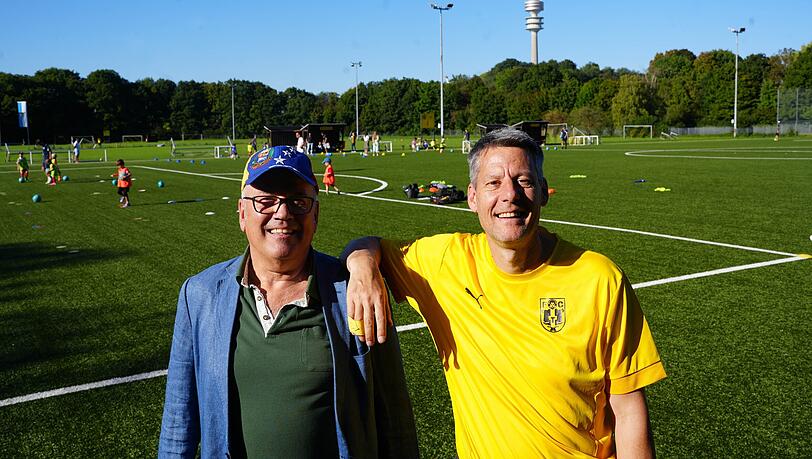 Volker Schay und Nico Ludwig sorgen sich um ihren Verein – den FC Teutonia. Denn auf ihrem Fußballplatz sollen für Olympia temporäre Stadien gebaut werden.