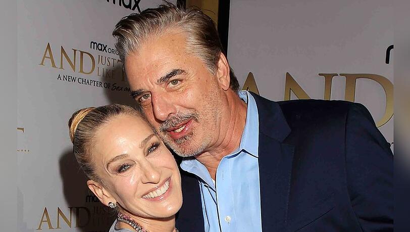 Sarah Jessica Parker und Chris Noth 2021 bei der "And Just Like That..."-Premiere in New York.