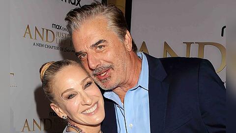 Sarah Jessica Parker und Chris Noth 2021 bei der "And Just Like That..."-Premiere in New York.