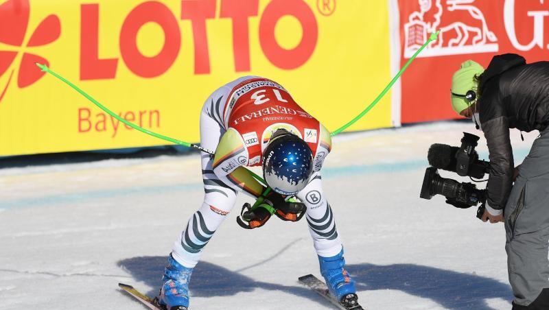 Ausgepumpt: Thomas Dreßen gab in Garmisch-Partenkirchen sein Comeback.