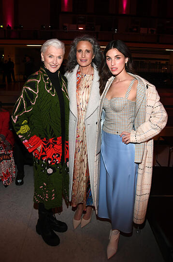 Maye Musk, Andie McDowell mit Tochter Rainey Qualley