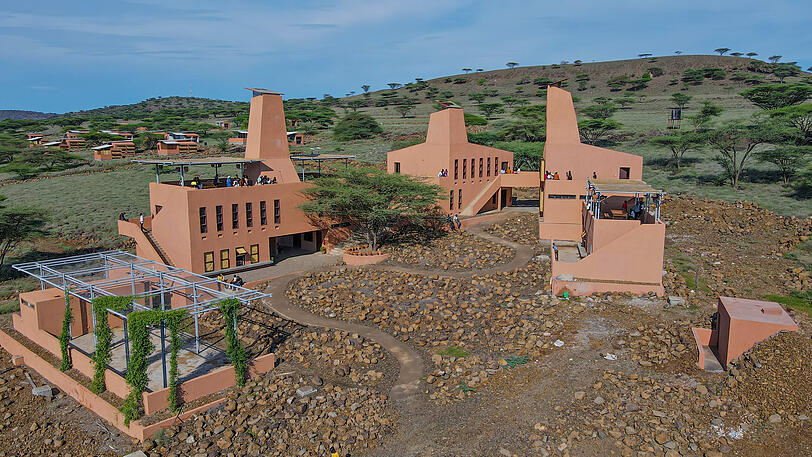 Der Campus in der Region Turkana. Der Campus in der Region Turkana.