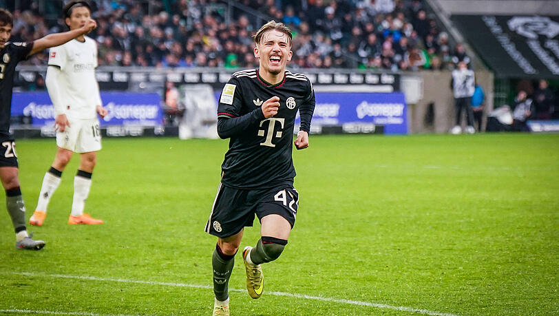 Traf in Gladbach erneut sehenswert: Youngster Lennart Karl. Traf in Gladbach erneut sehenswert: Youngster Lennart Karl.