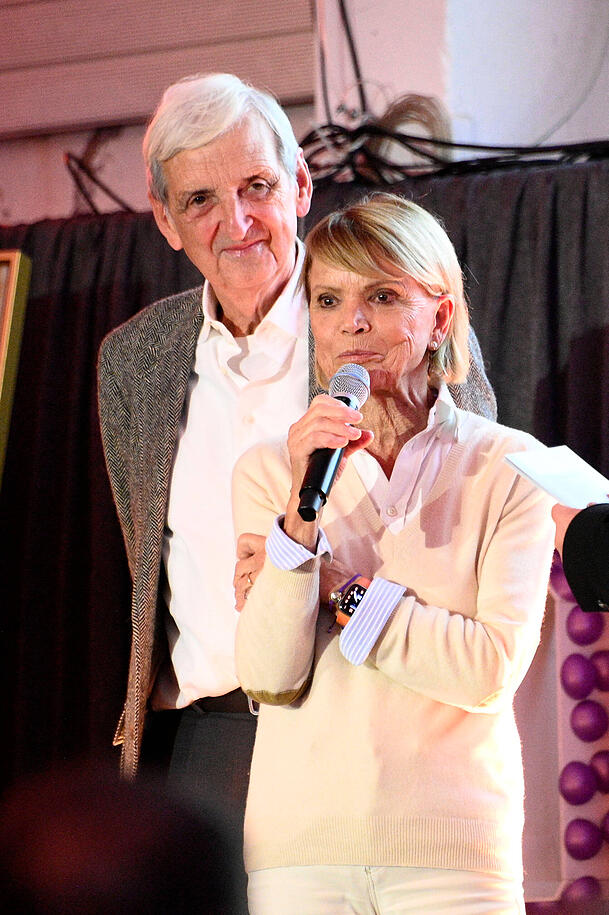 Uschi Glas und ihr Ehemann Dieter Hermann im November 2025.