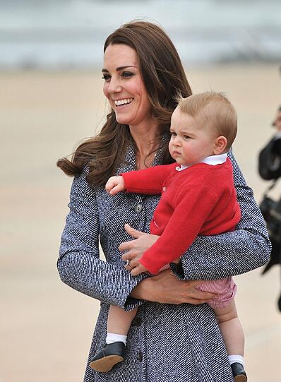 Weitere Bilder der royalen Kleinfamilie beim Abschied in Canberra