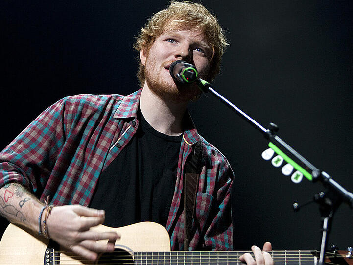Musikalisches Talent wurde ihm in die Wiege gelegt - am Steuer tut sich Ed Sheeran aber schwer