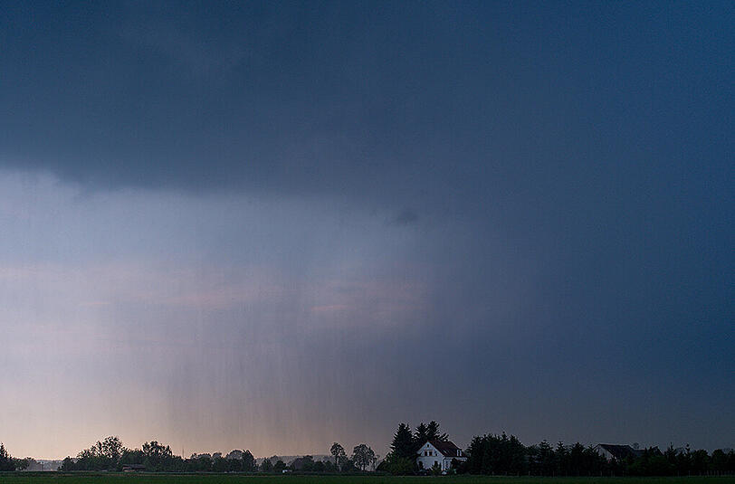 Das Wochenende bietet Potential für Gewitter.