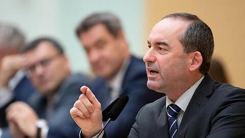 Hubert Aiwanger, Wirtschaftsminister von Bayern, spricht während einer Plenarsitzung. Foto: Sven Hoppe/dpa