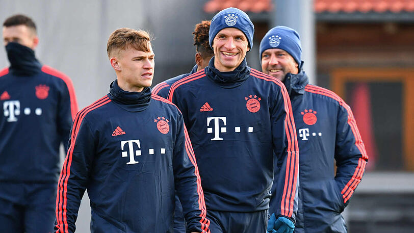 Spaßmacher beim FC Bayern: Thomas Müller (m.).