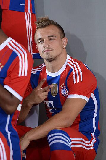 Bilder vom offiziellen Fototermin der Bayern.