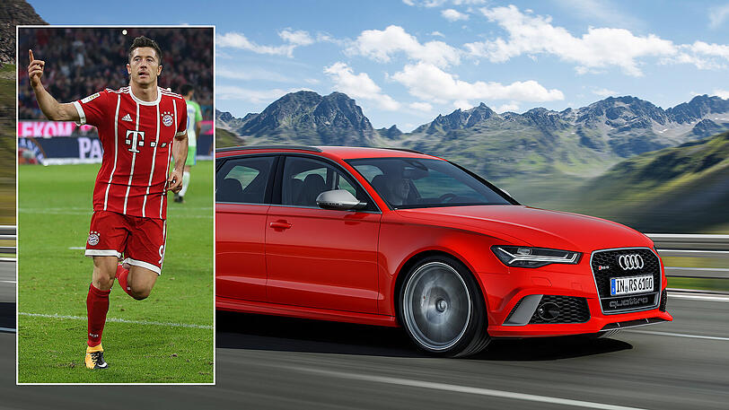 Robert Lewandowski: RS 6 Avant (Mythosschwarz Metallic).