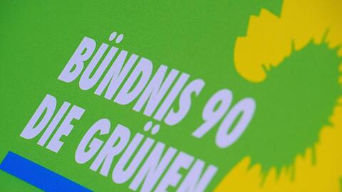 Das Logo von Bündnis 90/Die Grünen. Foto: Stefan Sauer/Archiv